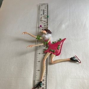 Metal Christmas ornament.